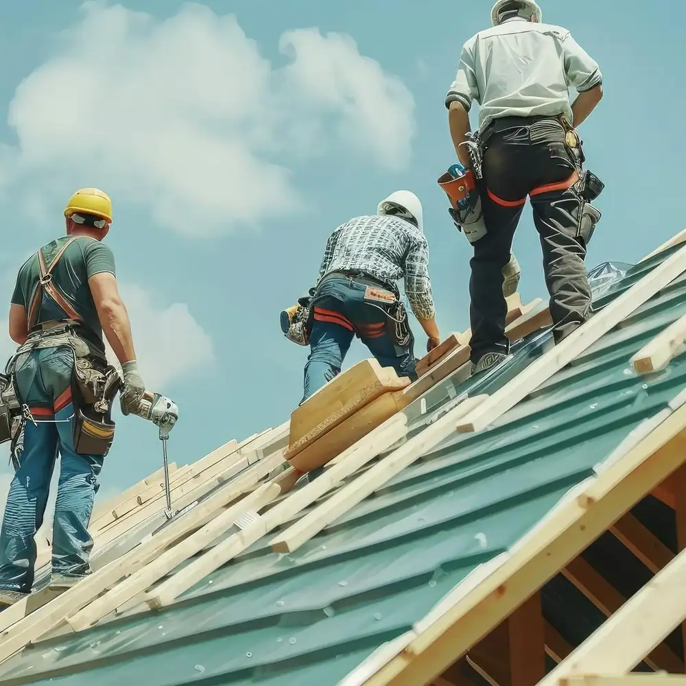 une toiture imperméable posée par une équipe de confiance